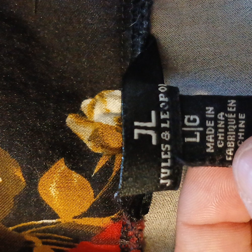Jules & Leopold Floral Womans Leggings L - Picture 3 of 5